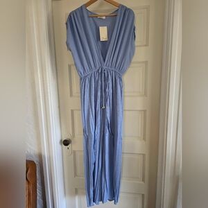 NEW Elan Light Blue Textured Dress